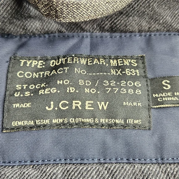 J. Crew Men's Small Navy Blue Quilted Sussex Jacket